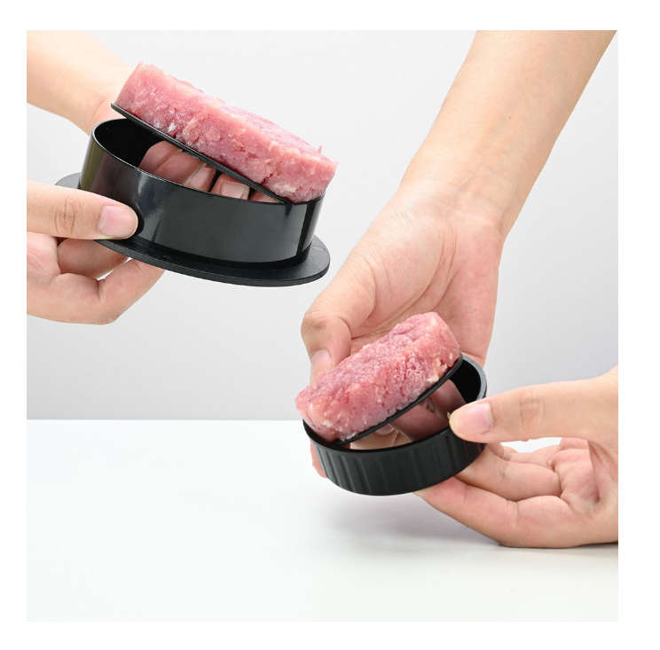 Kitchen Non Stick Press Patty Mould 5 Piece Homemade Burger Stuffer