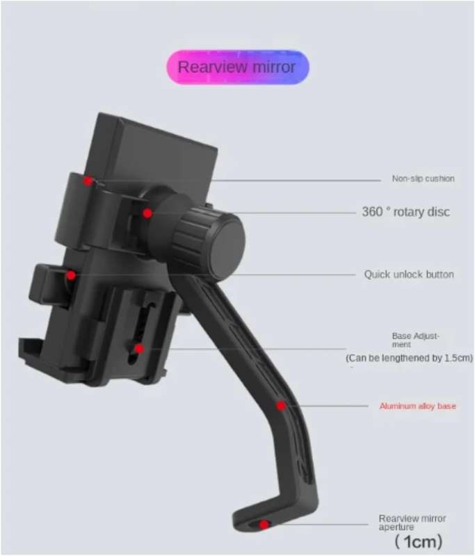 Bicycle Mobile Phones Stand Shockproof Bracket