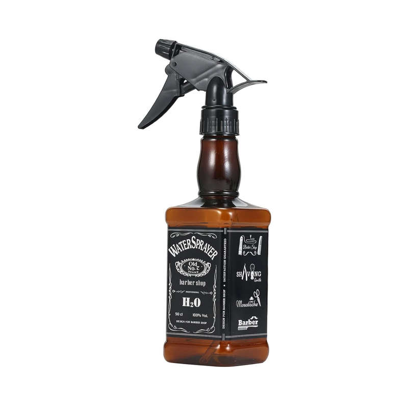 Barber Water Sprayer Bottle 500ml Brown