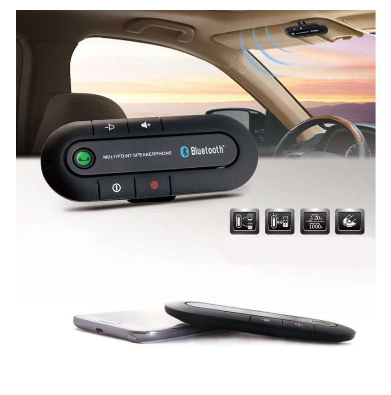 Bluetooth Handsfree Car Kit Speakerphone