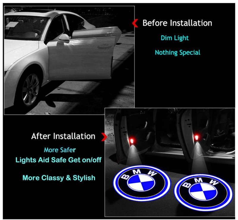 BMW Wireless Car Door Projector Logo Light