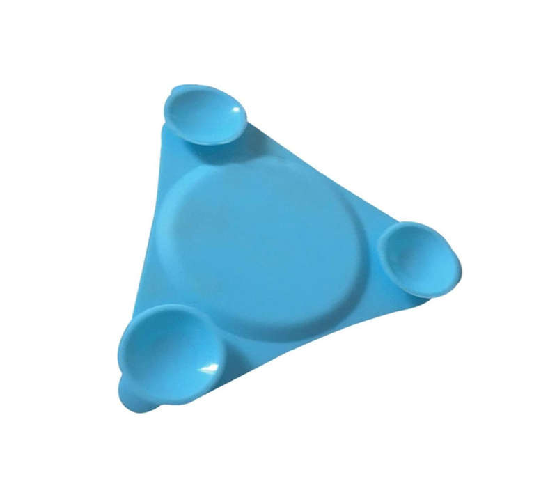 Slow Feeding Clip with Suction Cup - Blue