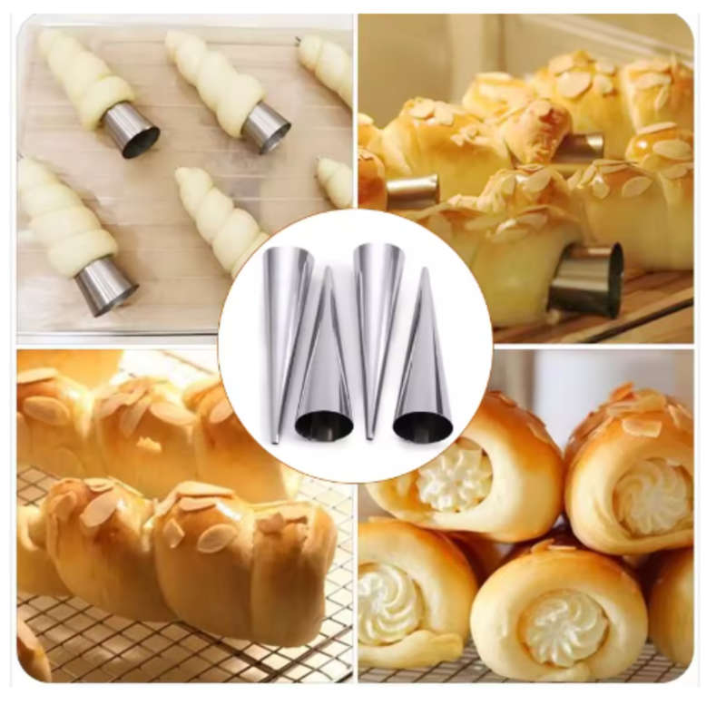 Cannoli Molds Stainless Tube 6 Piece