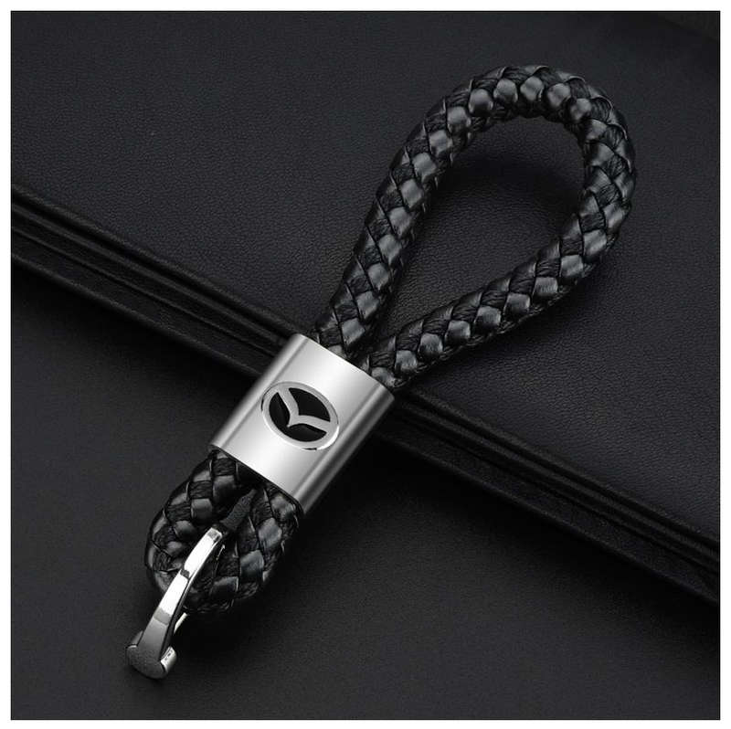 Mazda Braided Rope Key Ring Holder