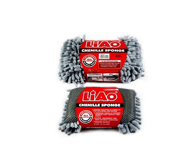 LIAO Chenille Microfiber sponge