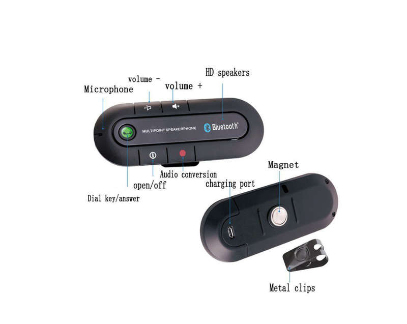 Bluetooth Handsfree Car Kit Speakerphone