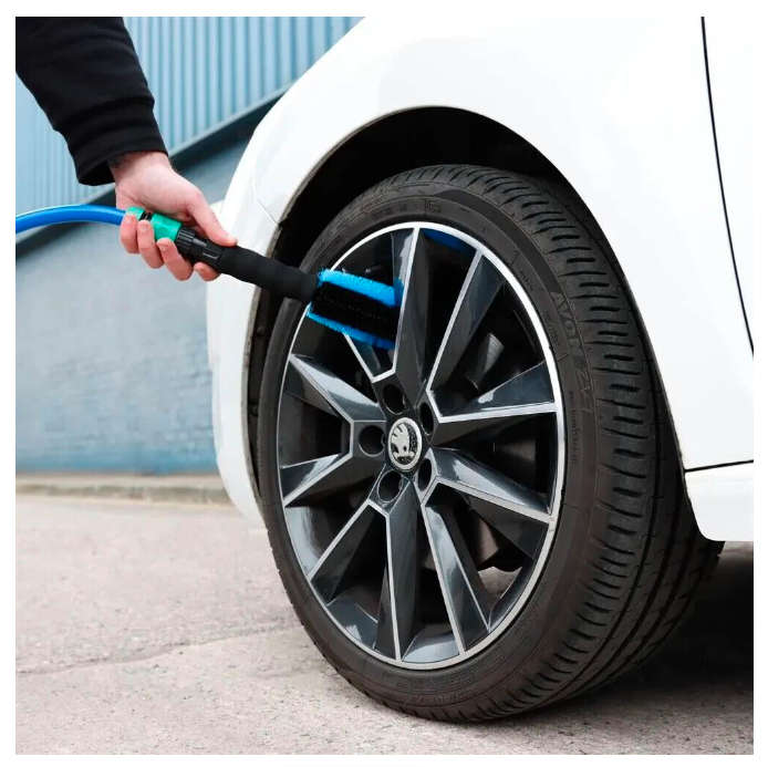 Flow Thru Alloy Wheel Brush