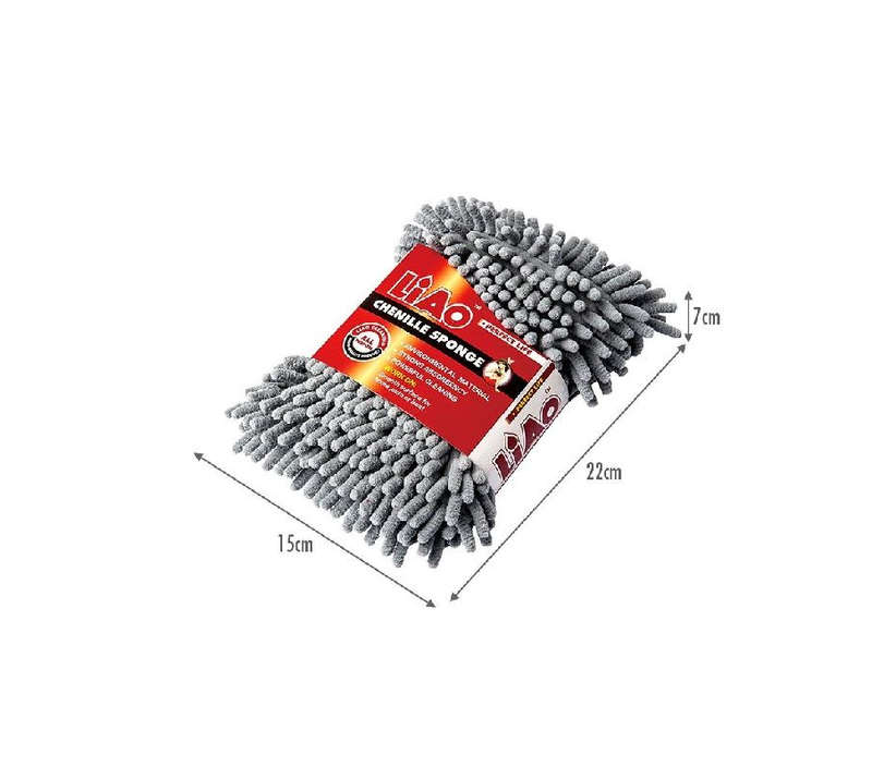 LIAO Chenille Microfiber sponge