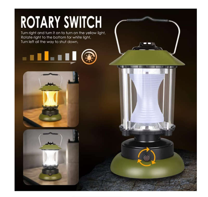 2 Modes LED Rechargeable Lantern