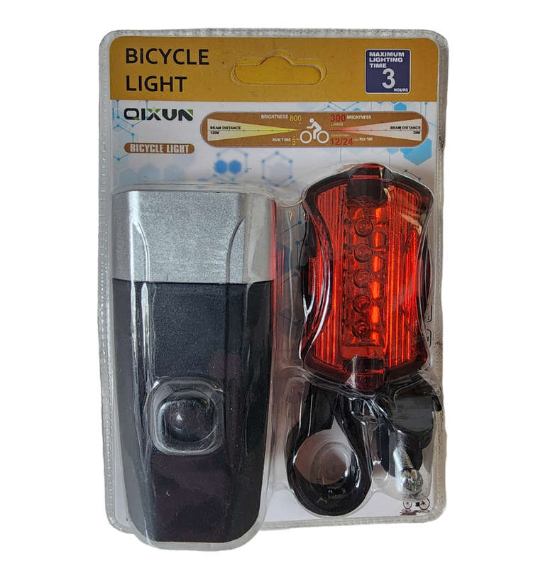 Led Front & Rear Bicycle Safety Warning Lights