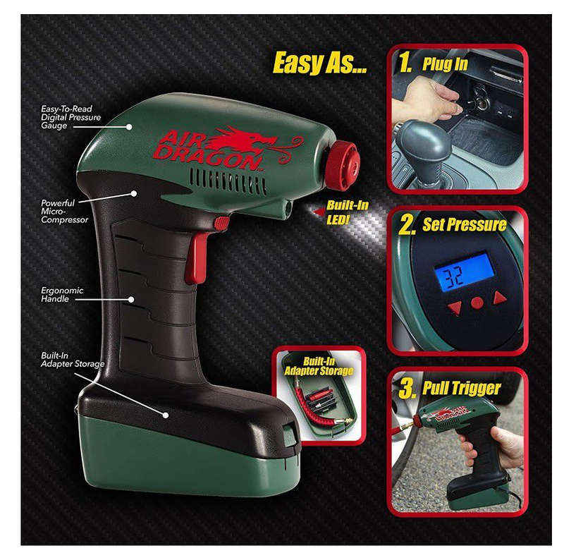 Air Dragon AD12 Car Handheld & Portable Air Compressor