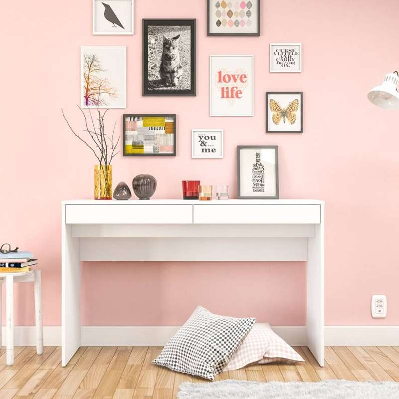 Iris White Office Desk