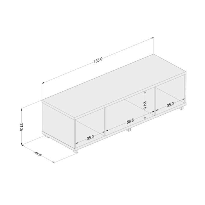 Boise White Tv Stand