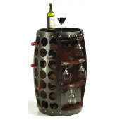 42 Bottle Barrel Style Wine Rack