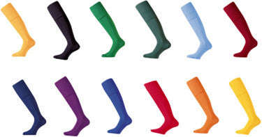 Classic Plain Soccer Socks  (Per pack 14) - RED