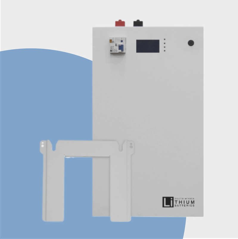 LBSA 51.2V 104Ah 5.3kWh LiFePO4 Battery Wall Mount White