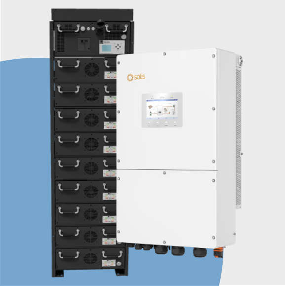 LBSA 71.9kWh 104Ah 691.2V HV WFRE Complete Battery AND Solis 50kw inverter COMBO