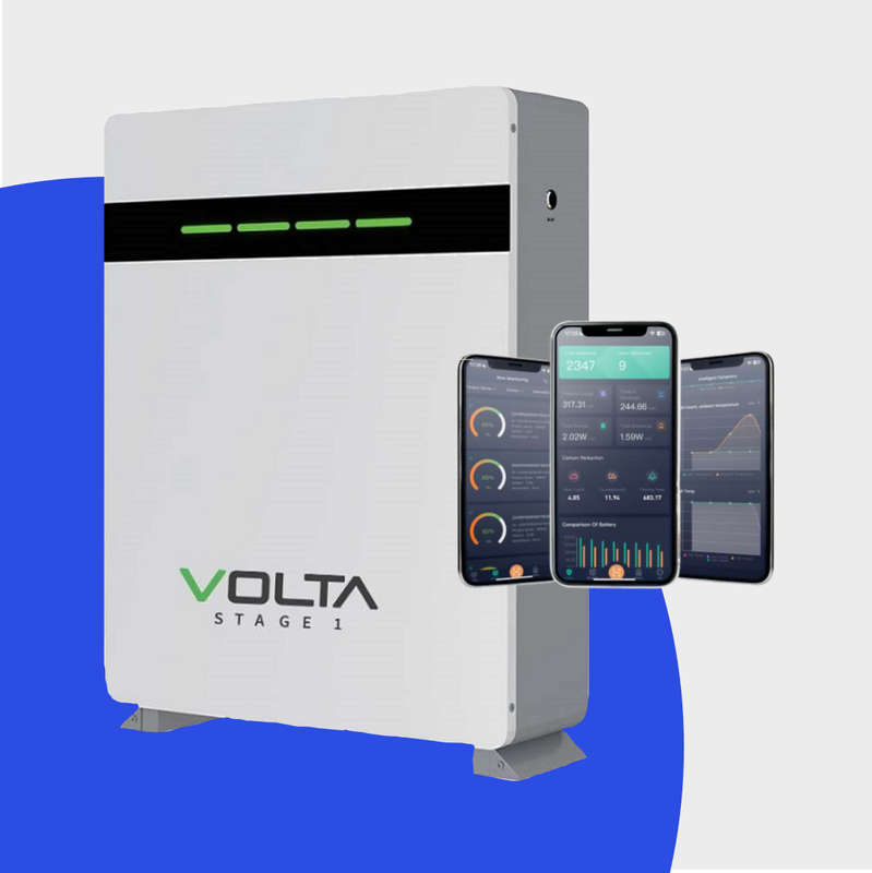 Volta Stage 3 10.24kWh LiFePO4 Battery - NEW GEN with Wifi - (Volta-Stage-3-NG)