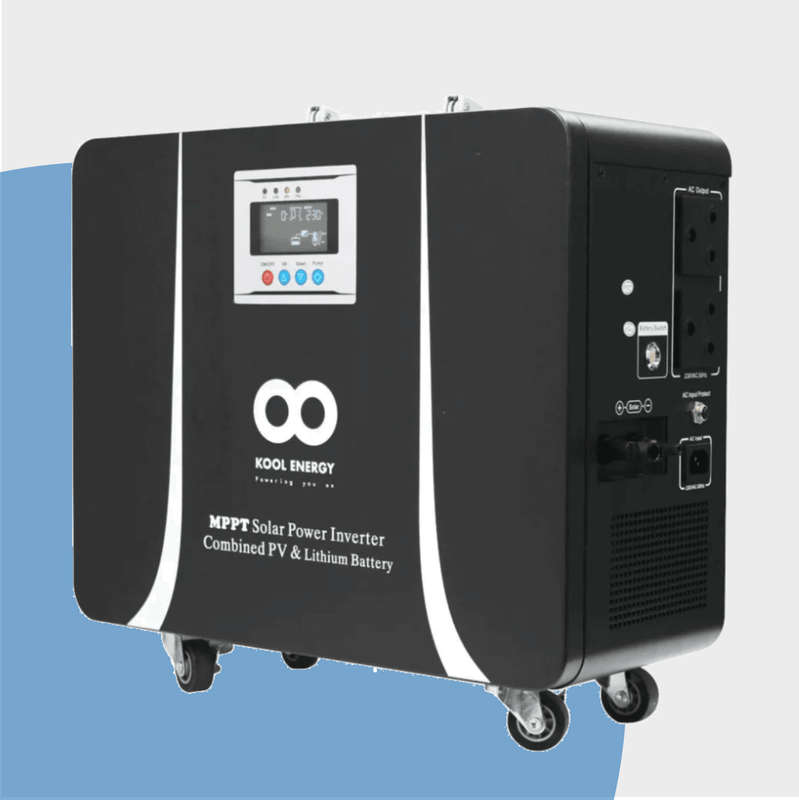 Kool Energy Mobile Trolley 1kW - with 1kW Lithium Battery