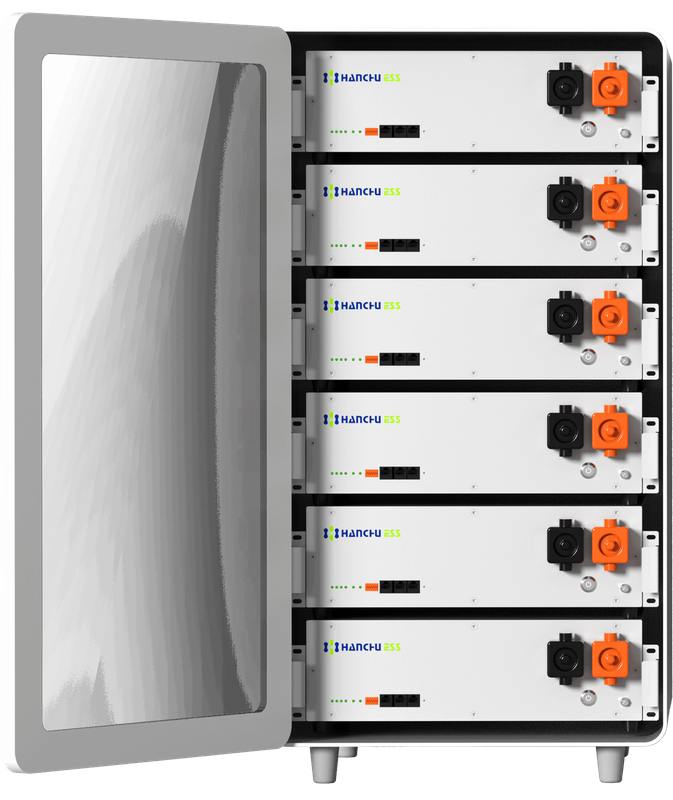 Hanchu 5.12kW Lithium Battery Stackable - DOD95% (HOME-ESS-LV5.12K-S)