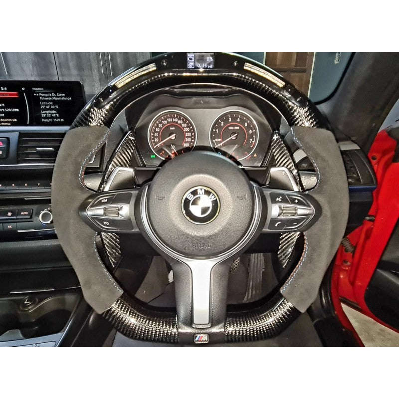 F-Series carbon fiber steering wheel LED display (F20/F22/F30/F32/F87/F80/F82)