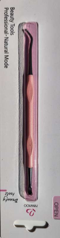 Miss Smoo Steel Cuticle Trimmer & Pusher 2-in-1 - Pink