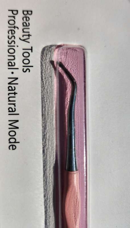 Miss Smoo Steel Cuticle Trimmer & Pusher 2-in-1 - Pink
