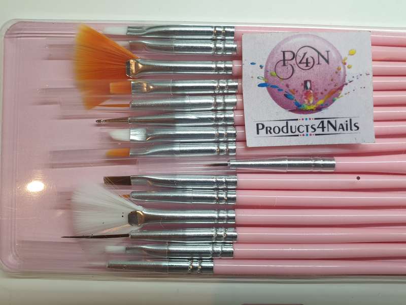 Miss Smoo Nail Gel Art Brush Set 15Pcs