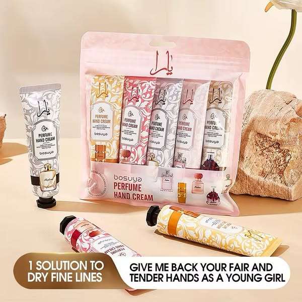 Hand Cream Bosuya Perfume  30g B2106 - 5 PIECES SET