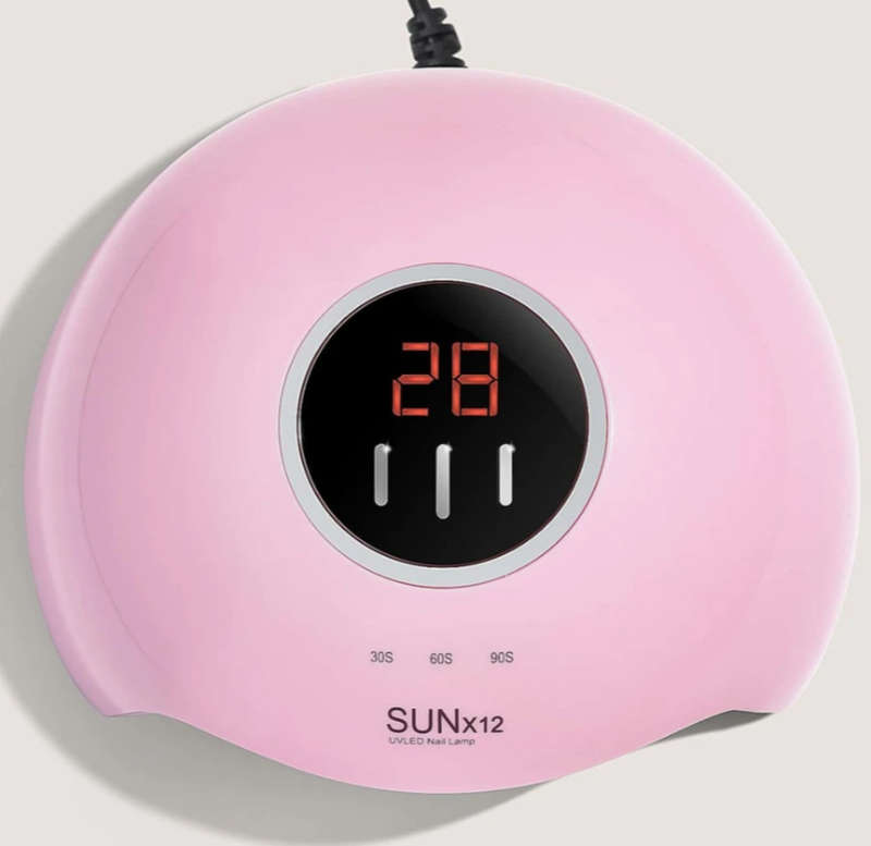 Sun X12 LED/UV 54W LED Nail Lamp with Three Timer Smart Digital Display Intelligent Infrared Sens...