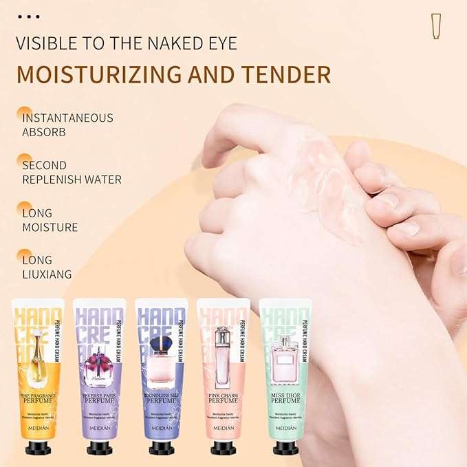 Hand Cream Meidian Fragrance Perfume 30ml - SET OF 5 PIECES