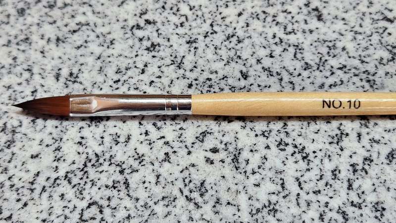 Wooden Acrylic Nail Brush NO.10 (HIGH QUALITY)- ITEM NO:26544