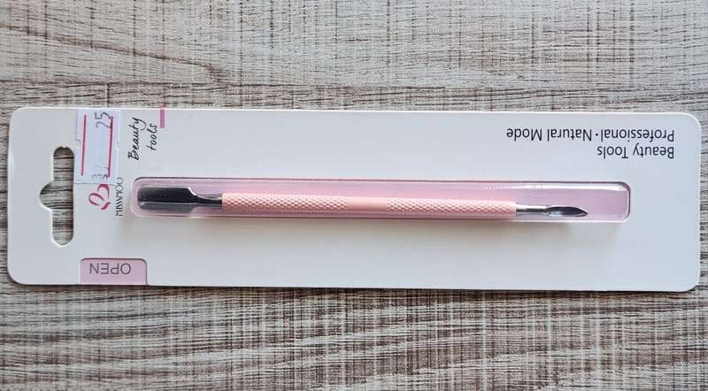 Stainless Steel Cuticle Pusher Double Sided - PINK