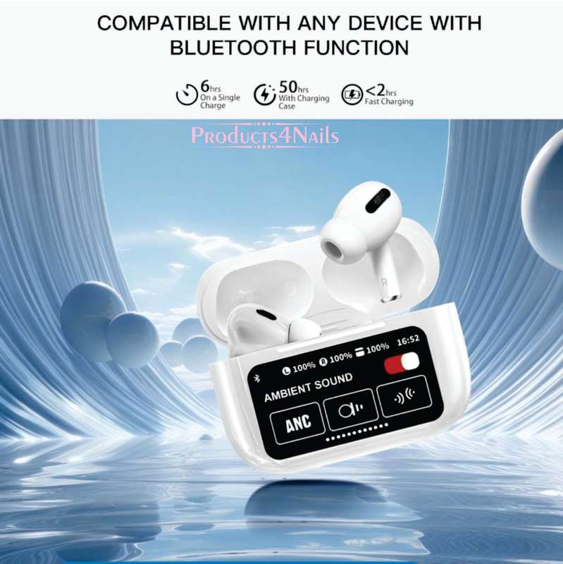 ANC/ENC Double Dark Noise Reduction Touch Control Earbuds - WIRELESS EARPHONES