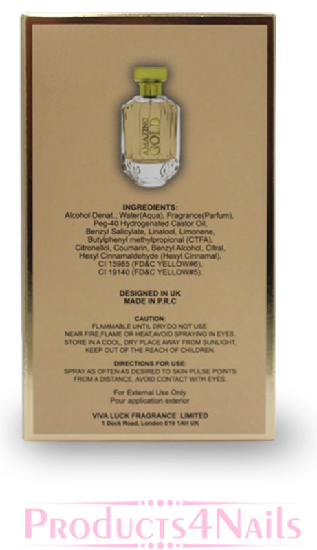 Amazing Gold Perfume For Her 100ml Eau De Parfum For Women