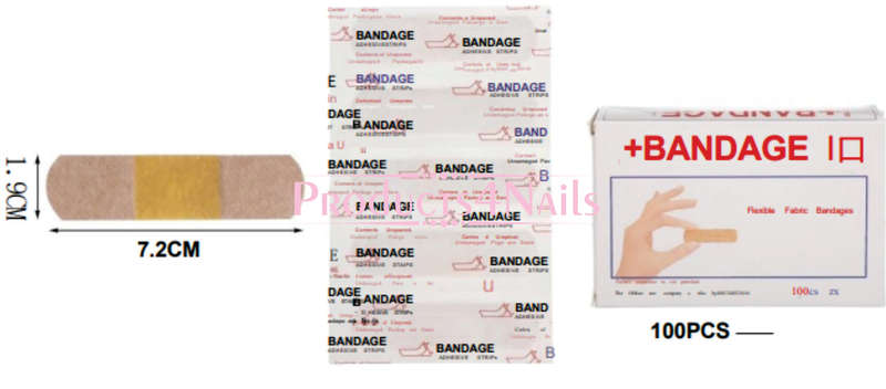 Bandage Flexible Fabric Bandages 100 pcs