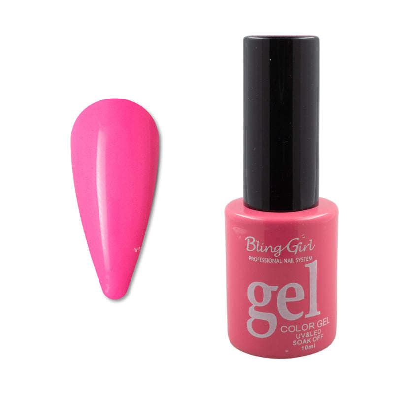 Bling Girl Gel Smalto Soak Off UV/LED 10ml (ROUND BOTTLE) Full Colour Chart