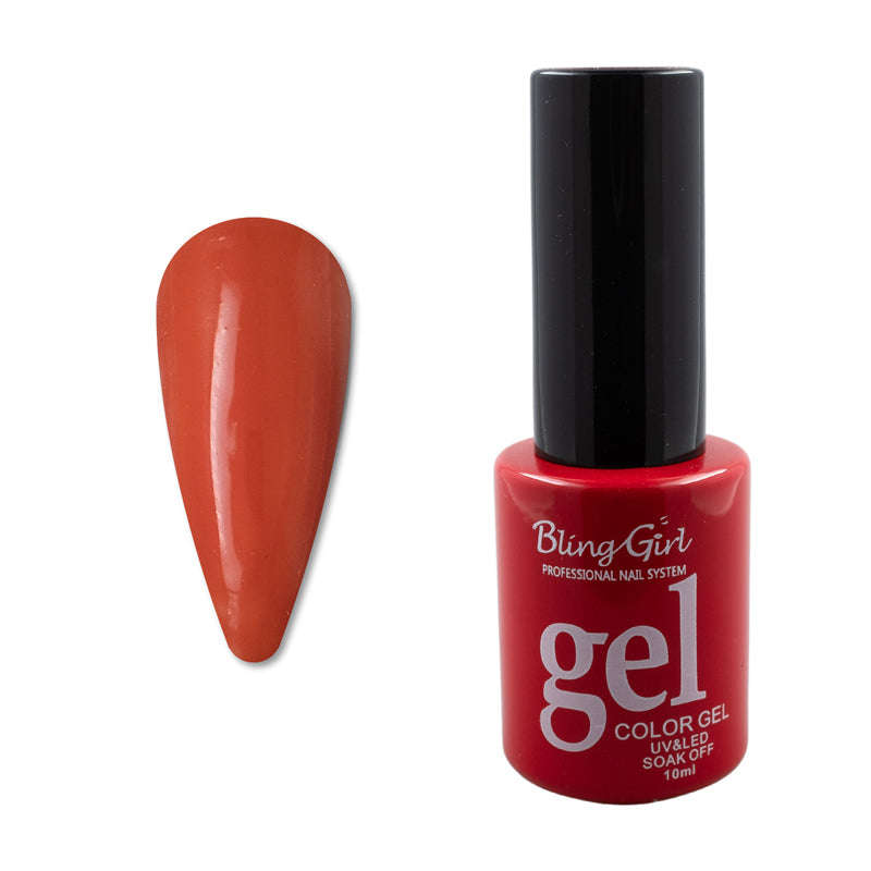 Bling Girl Gel Smalto Soak Off UV/LED 10ml (ROUND BOTTLE) Full Colour Chart