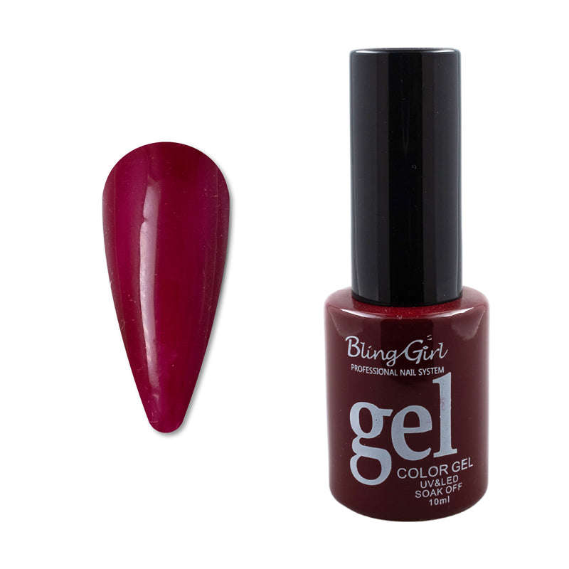 Bling Girl Gel Smalto Soak Off UV/LED 10ml (ROUND BOTTLE) Full Colour Chart