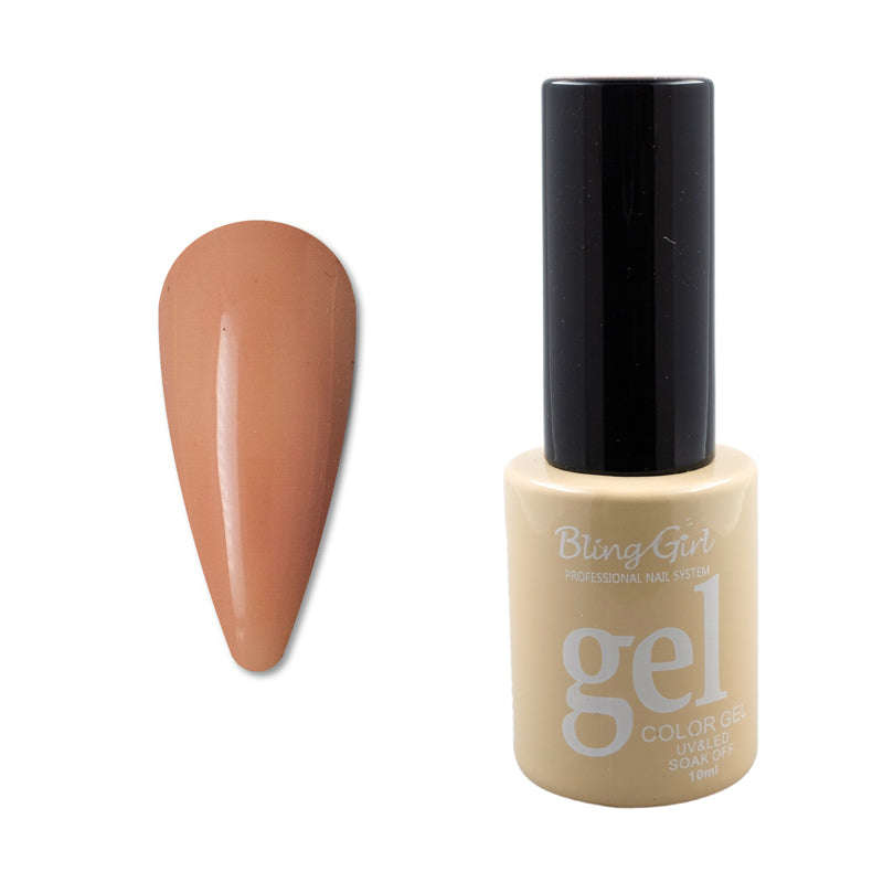 Bling Girl Gel Smalto Soak Off UV/LED 10ml (ROUND BOTTLE) Full Colour Chart
