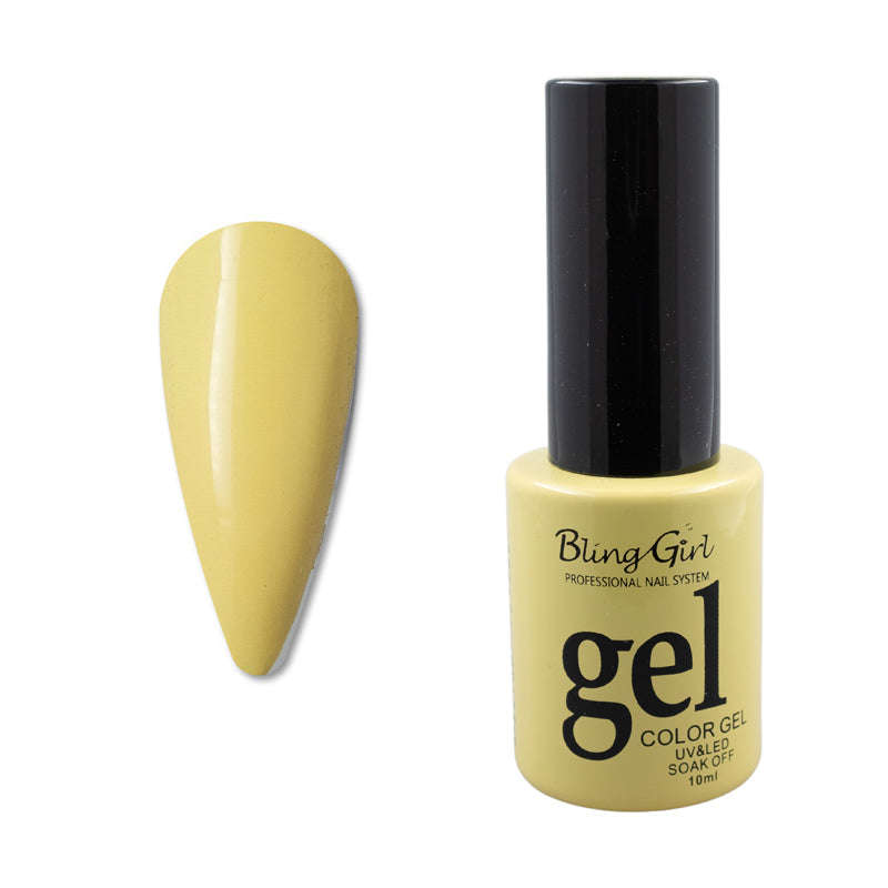 Bling Girl Gel Smalto Soak Off UV/LED 10ml (ROUND BOTTLE) Full Colour Chart