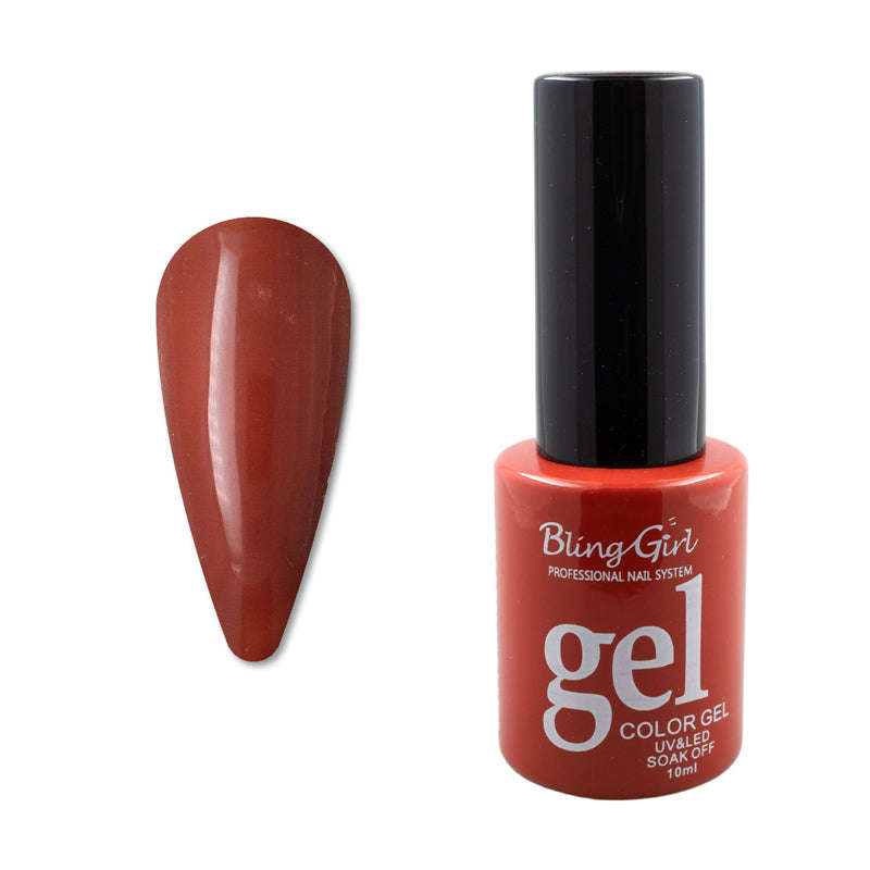 Bling Girl Gel Smalto Soak Off UV/LED 10ml (ROUND BOTTLE) Full Colour Chart