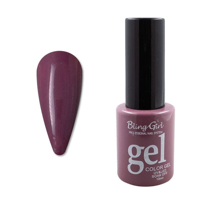 Bling Girl Gel Smalto Soak Off UV/LED 10ml (ROUND BOTTLE) Full Colour Chart