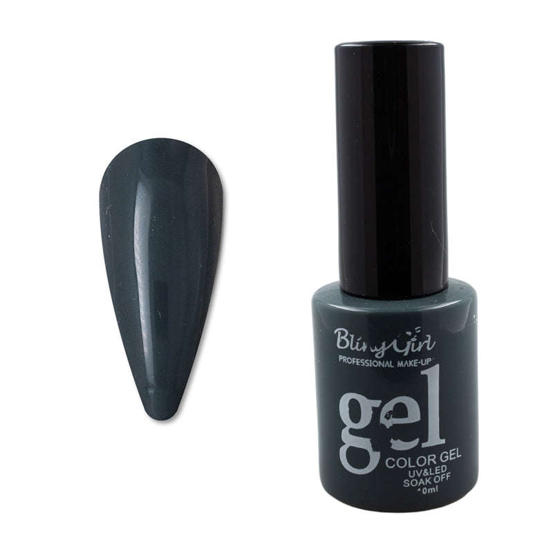 Bling Girl Gel Smalto Soak Off UV/LED 10ml (ROUND BOTTLE) Full Colour Chart