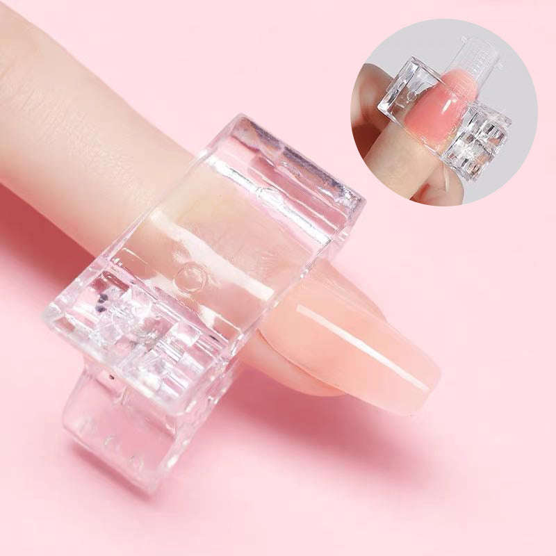 Nail Clear Clip for Poly Gel