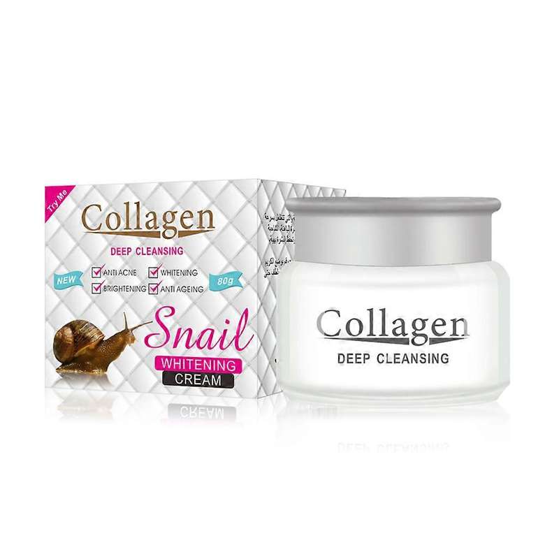 Collagen Snail Whitening Cream for Facial Cream Skin Moisturizing Anti-aging Whitening Protective...