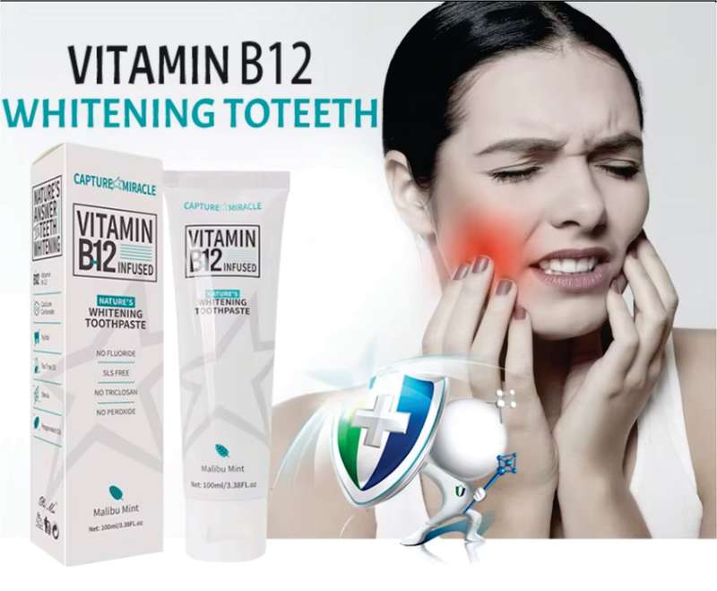 Capture Miracle Vitamin B12 Infused Whitening Toothpaste