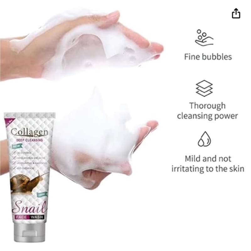 Collagen Snail Face Wash 100ml Pei Mei - PM6911-AC