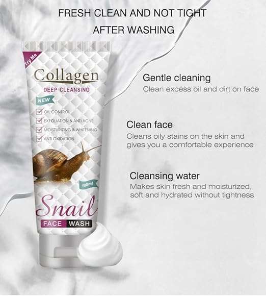 Collagen Snail Face Wash 100ml Pei Mei - PM6911-AC