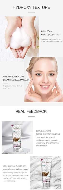 Collagen Snail Face Wash 100ml Pei Mei - PM6911-AC